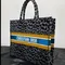 Сумка Dior Book Tote, модель маленького формата темно-серый