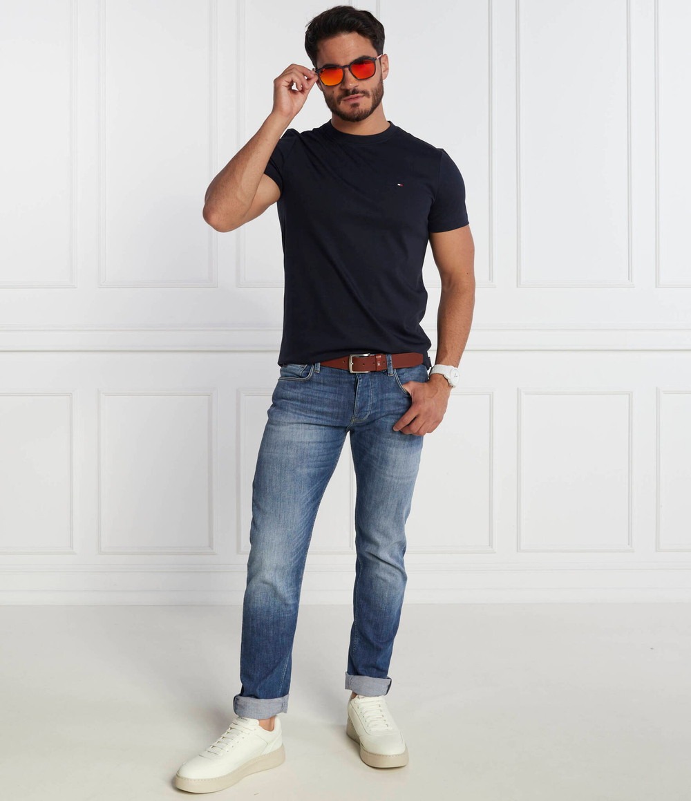 Футболка LUXURY INTERLOCK Tommy Hilfiger - темно-синий(MW0MW33202)