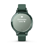 Умные часы Garmin Lily 2 Active цвета Jasper с зеленым силиконовым ремешком
