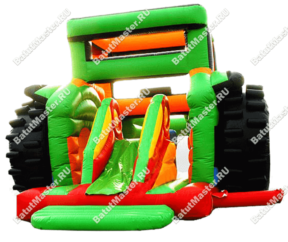 Коммерческий надувной батут "Трактор"