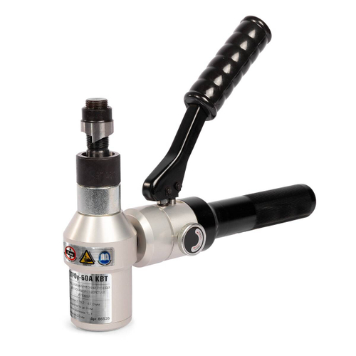 Пресс гидравлический ручной для пробивки отверстий ПГРОу-60А серия ПРОФИ КВТ