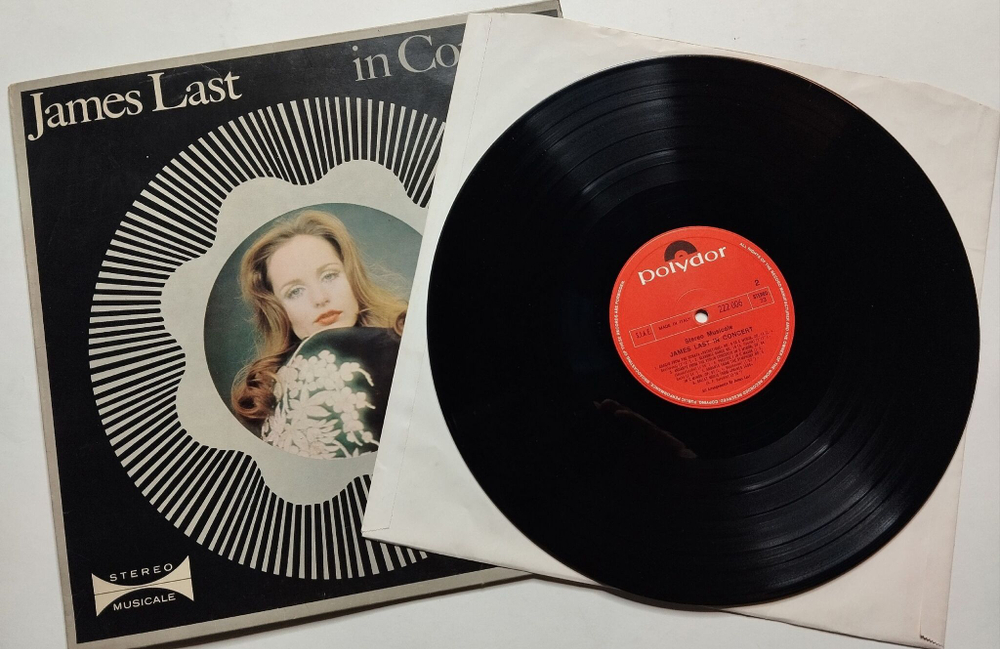Винтажная виниловая пластинка LP James Last In Concert (Italy 1976)