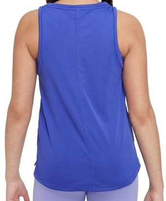 Футболка для девочки теннисная Nike Dri-Fit One Training Tank - небесный