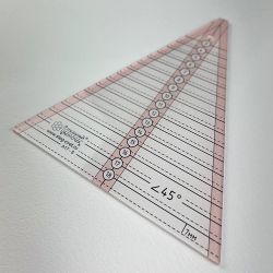Треугольная линейка для пэчворка с углом 45° (арт. A17-S)