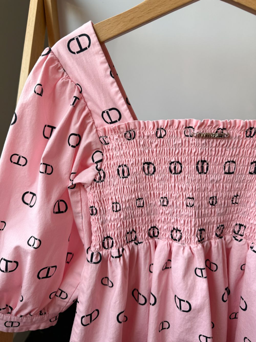 Хлопковое платье Twinset, 128