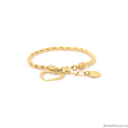 Браслет ORI TAO, Merida, с сердцем, OT24.2-13-69261 (золотистый)