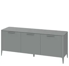 Тумба Type 3 двери ширина 180 см (серый RAL 7037)