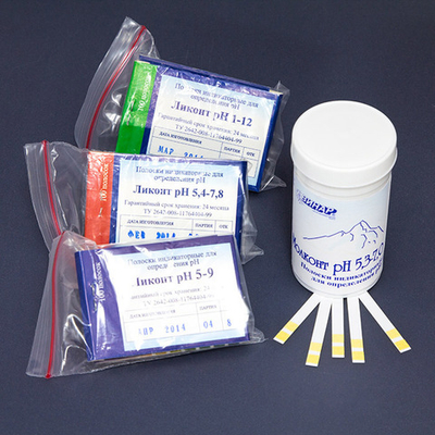 Индикатор рН 5,4-7,8 Ликонт 100полосок, Винар,1уп.