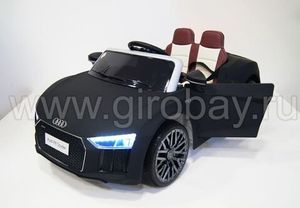 Детский электромобиль River Toys AUDI R8 черный
