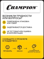 Масло минеральное CHAMPION SAE 30 API SL/CF для 4-тактных и дизельных двигателей, 1 л/ Масло для генератора