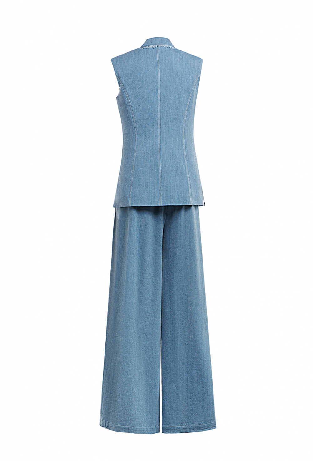 Костюм брючный из джинсовой ткани 04-01-24 SS