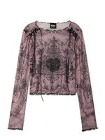 Топ Willa Lace Up Mesh
