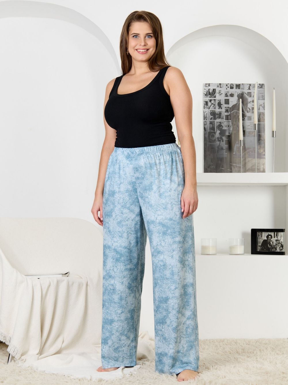 Брюки Ная Виотекс ГОЛУБОЙ