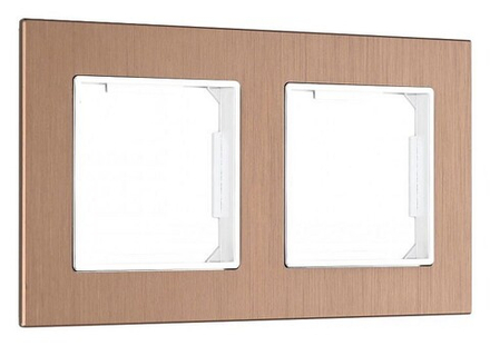 Рамка на 2 поста Arte Milano am-503.12 503.12-2.brown