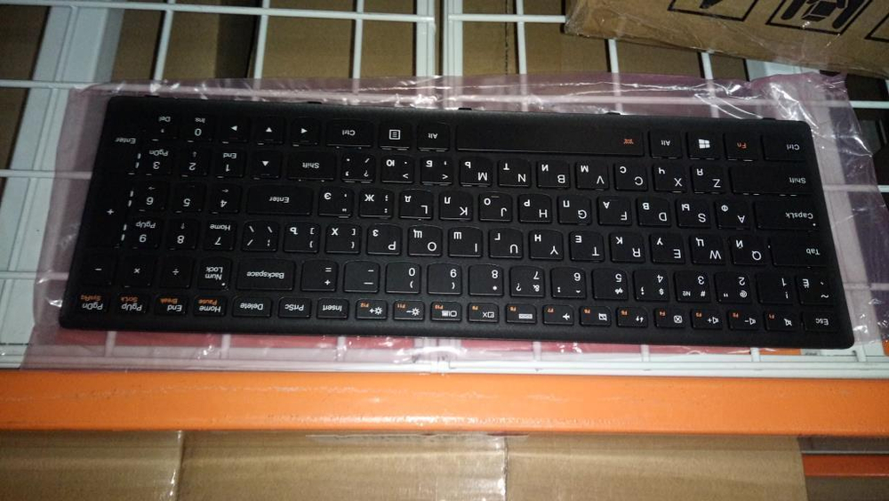 Клавиатура для ноутбука Lenovo Lenovo S500, G500s, G505s, Flex 15, раскладка - русская, с подветкой, черная, T6E2B-RU (25214151)+, оригинал