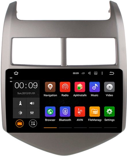 Магнитола для Chevrolet Aveo 2012-2015 - AIROC 2K RX-1310 Android 13, QLed+2K,  ТОП процессор, 8/128, CarPlay, SIM-слот