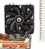 Охладитель ID-Cooling &lt;ID-CPU-SE-225-XT-BASIC&gt; (4пин,115x/1200/1700/2011/2066/AM4/AM5,15.2-35.2дБ,70