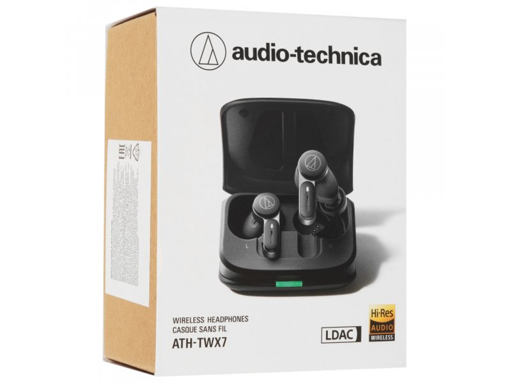 Беспроводные наушники Audio-Technica ATH-TWX7 черный