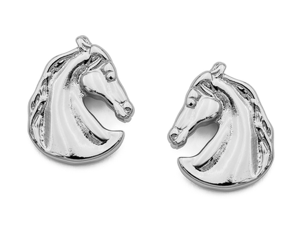 Серьги "Horse" 18мм (зеркальные)