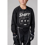 Мотоджерси подростковая Shift White Label Bliss Youth Jersey (Black/White, YL, 2022 (26387-018-YL))