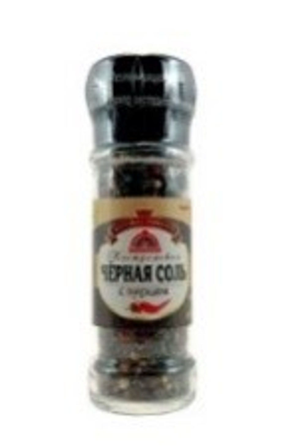 Соль черная с розовым и белым перцами, смесь № 4 (Мельница многоразовая) 100 г