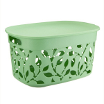 Коробка ФЛОРА 12л с крышкой М2363