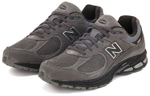 New Balance NB 2002R comfortable temperament cowhide leather non-slip wear-resistant low-cut casual running shoes for men and women the same gray