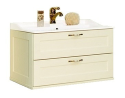 Тумба под раковину Акватон Леон 80, дуб бежевый