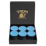 Мел бильярдный "Taom V10 Chalk" Blue 6шт.