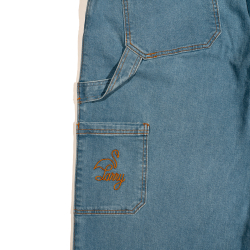 Штаны Larry Pants Denim Wide Fit (blue)
