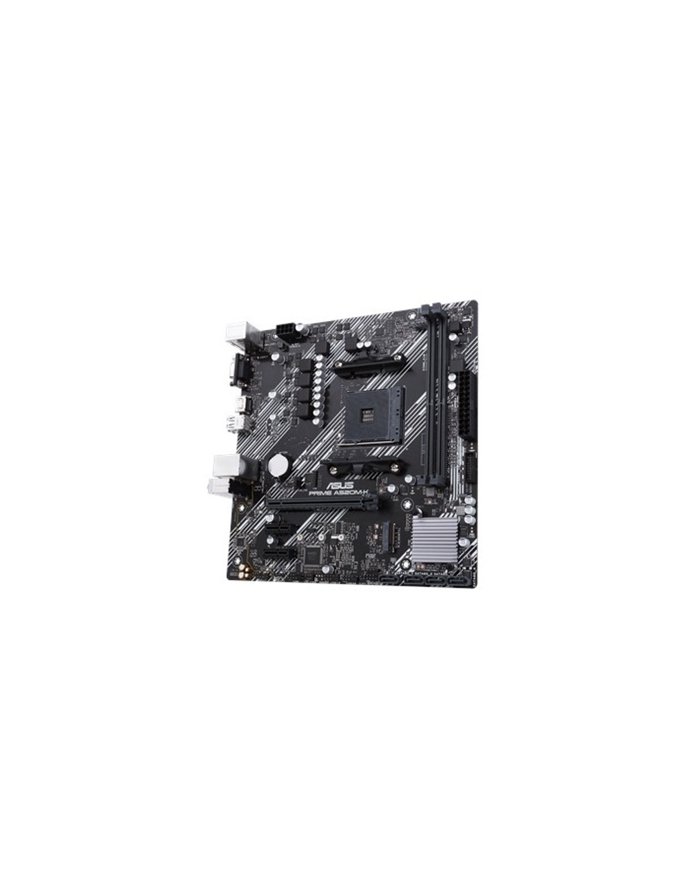 ASUS PRIME A520M-K, AM4, A520, 2*DDR4, 2*DDR4, 4*SATA, 1*M.2, 4*USB 3.2, 2*USB 2.0, 1*PCIx16, 2*PCIx1, D-Sub+HDMI, mATX; 90MB1500-M0EAY0