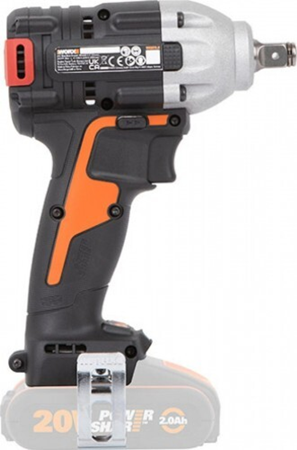 Гайковерт аккумуляторный Worx WX272.9 без АКБ и ЗУ бесщеточный WX272.9