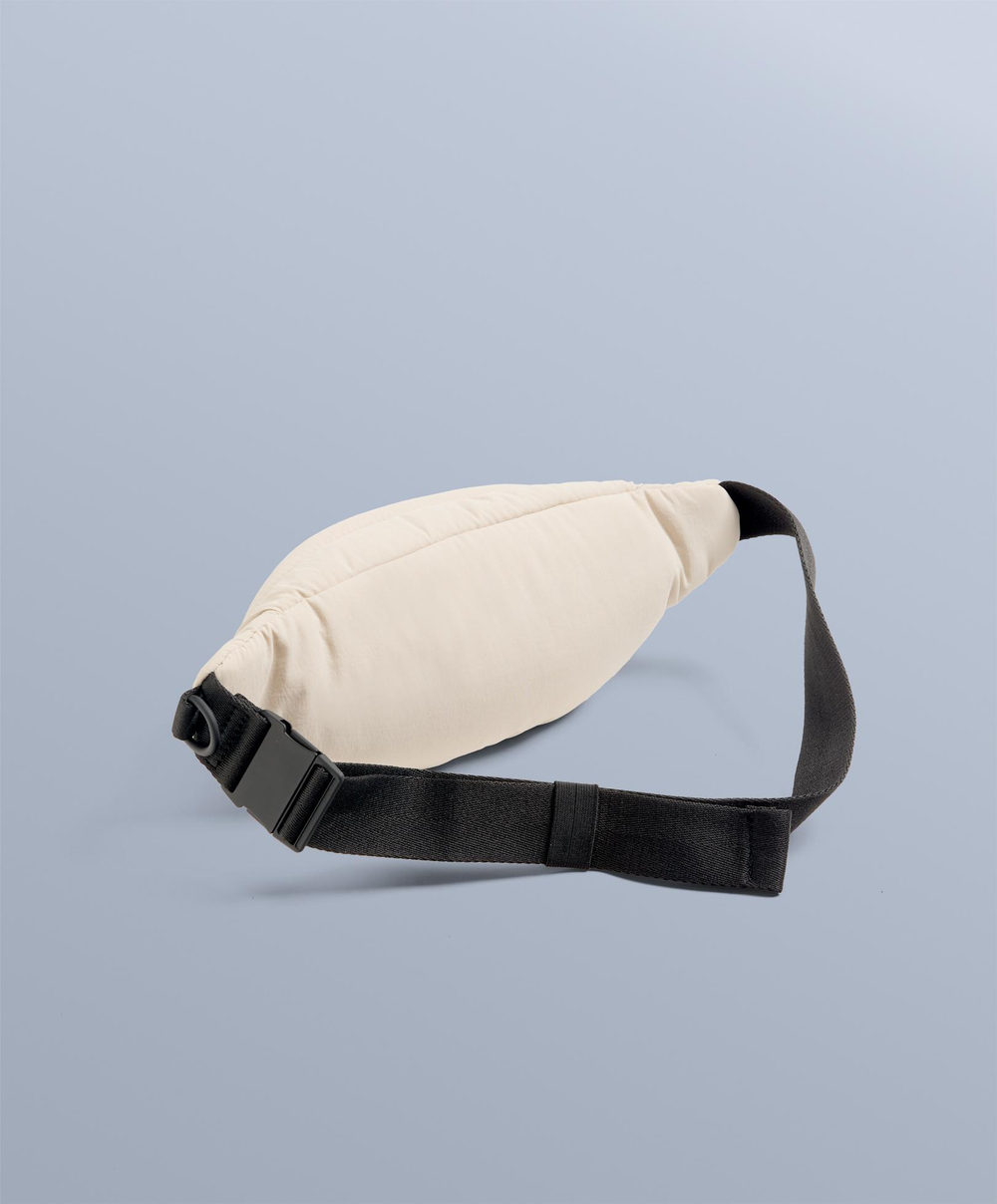 OYSHO Водонепроницаемая нейлоновая поясная сумка, экрю