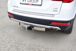 Фаркоп PT GROUP /съемный квадрат/ С нержавеющей Накладкой для HAVAL M6/HAVALH6 2014-(паспорт и сертификат в комплекте)(без электрики) арт.HMS-21-991124.00