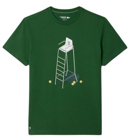 Теннисная футболка Lacoste Tennis Heritage Print