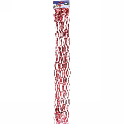 Дождик 1,5м «Волна», Красный