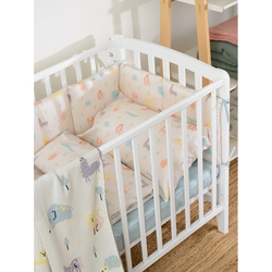Бортик в кроватку 360х35х5см Tkano Tiny world Animalia world