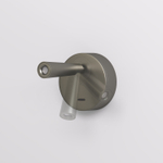 DK5072-DN Бра SHINE WALL со светодиодом, D104*H68, IP20, 3000К, 3W, RA?90, темный никель, алюминий