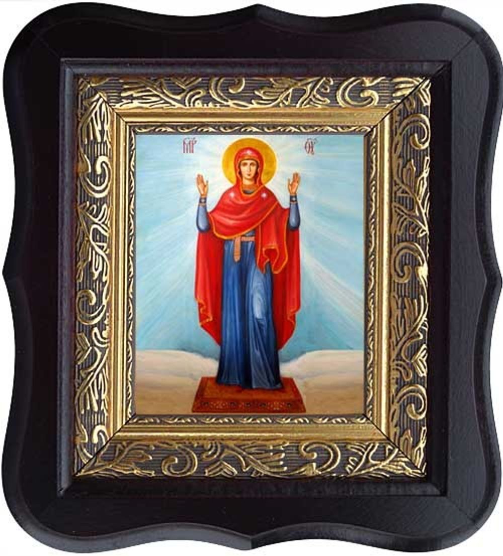 Нерушимая стена. Икона Божьей Матери на холсте