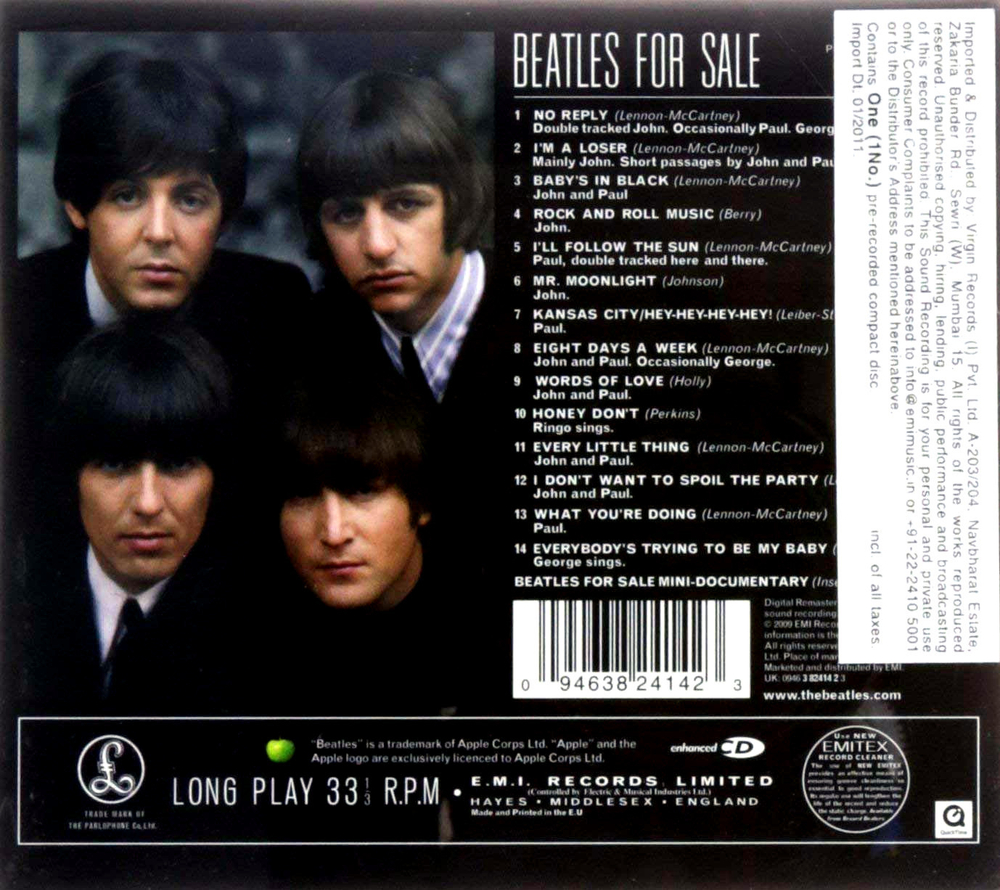 The Beatles / Beatles For Sale (CD)