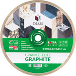Диск алмазный DIAM 1A1R GRANITE-ELITE GRAPHITE 300*25.4 мм гранит