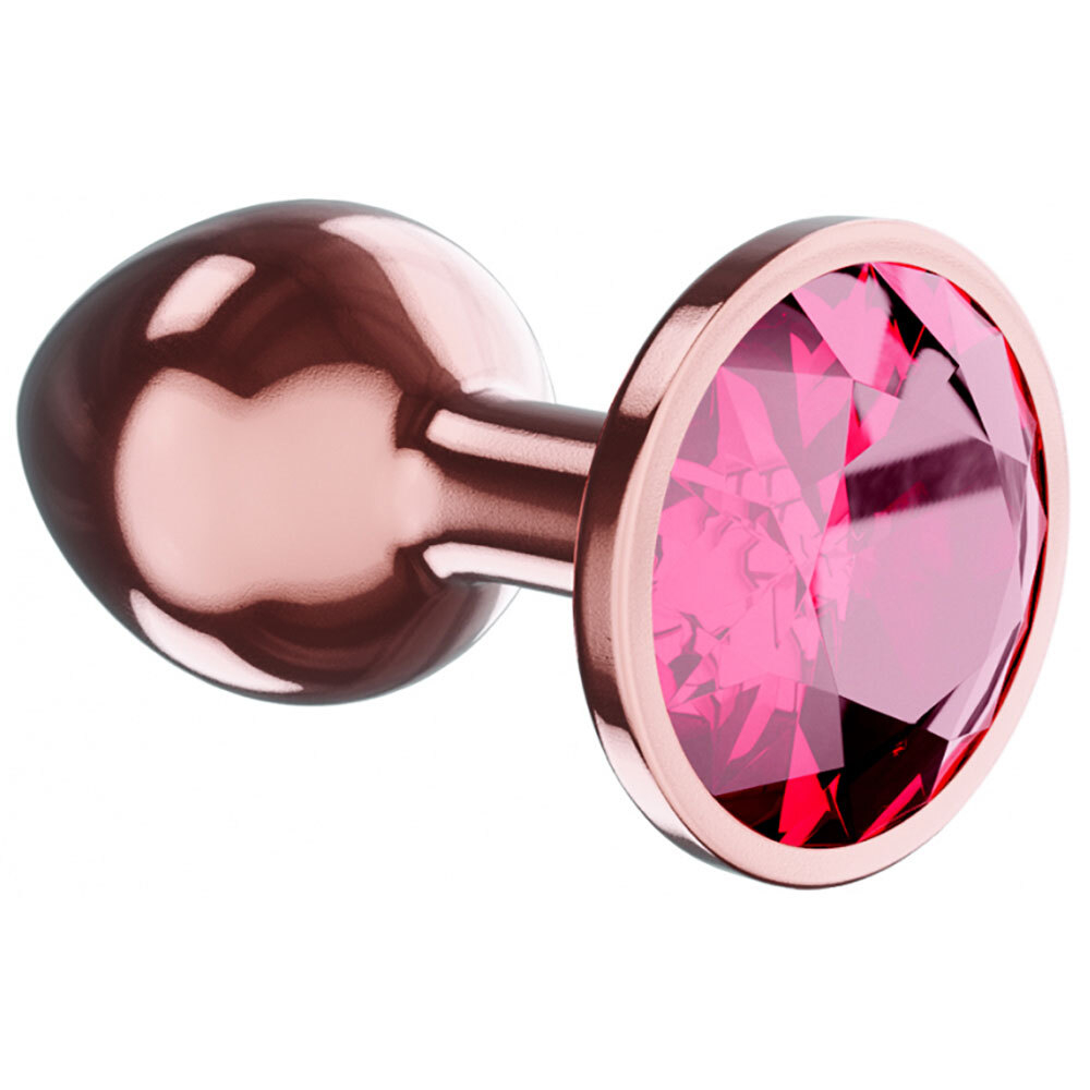 Анальная Пробка Diamond Ruby Shine L Розовое Золото 4024-02lola