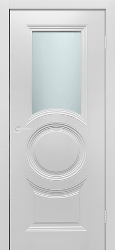 Антика (эмаль Белая) со стеклом