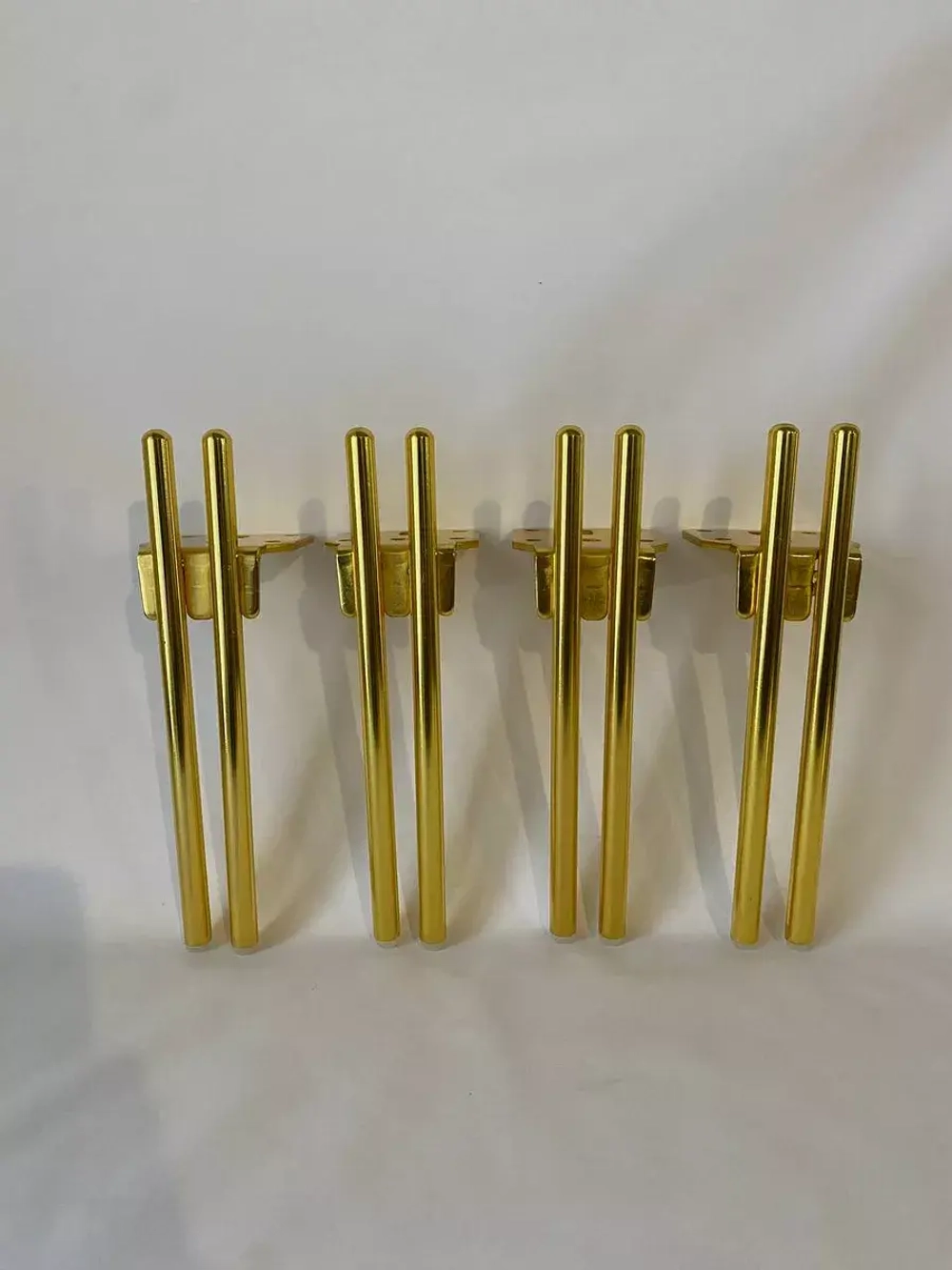 Мебельные ножки металлические Золотые под тумбу комод шкаф