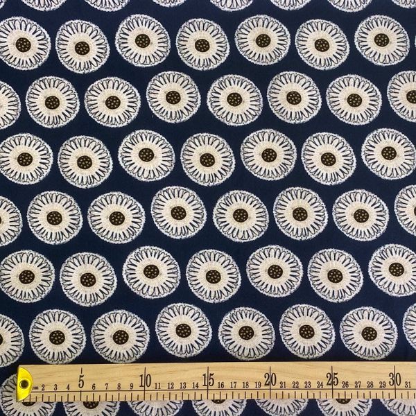 ПОЛНОЧНЫЕ ЦВЕТЫ #6, 100% хлопок Handmade Fabrics 3