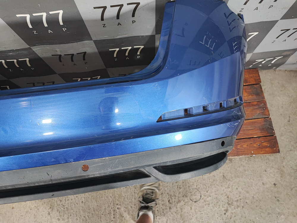 Бампер задний Skoda Rapid 2 20-нв Б/У Оригинал 60U807421D