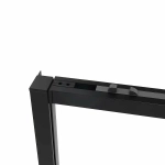 Душевой уголок Vincea Slim Soft VSR-1SS9012CLB 120x90 стекло прозрачное/профиль черный