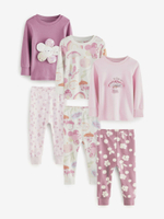 Пижама для девочки Next B70-853, 3 шт., Розовый