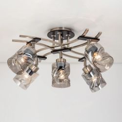 Citilux Мерида CL142155 Люстра с поворотными плафонами Матовый Хром