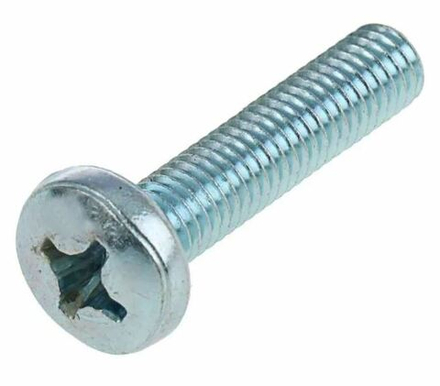 Винт меб. полукр. гол.  DIN 7985 М4*40  Zn (226 шт/кг)